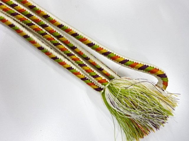  正絹　手組帯締め